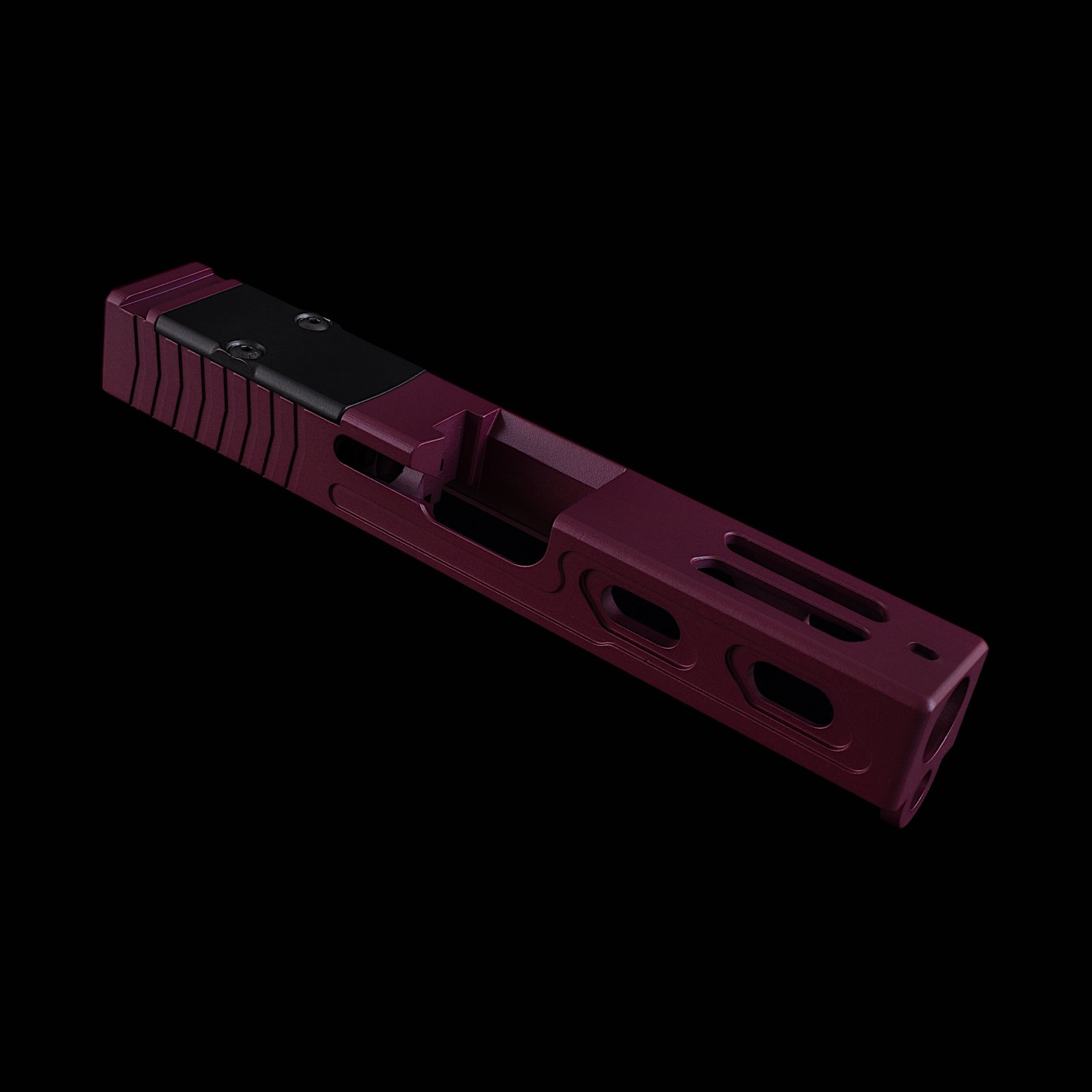 Bronx Black Cherry Round Stripper for G19 Gen3