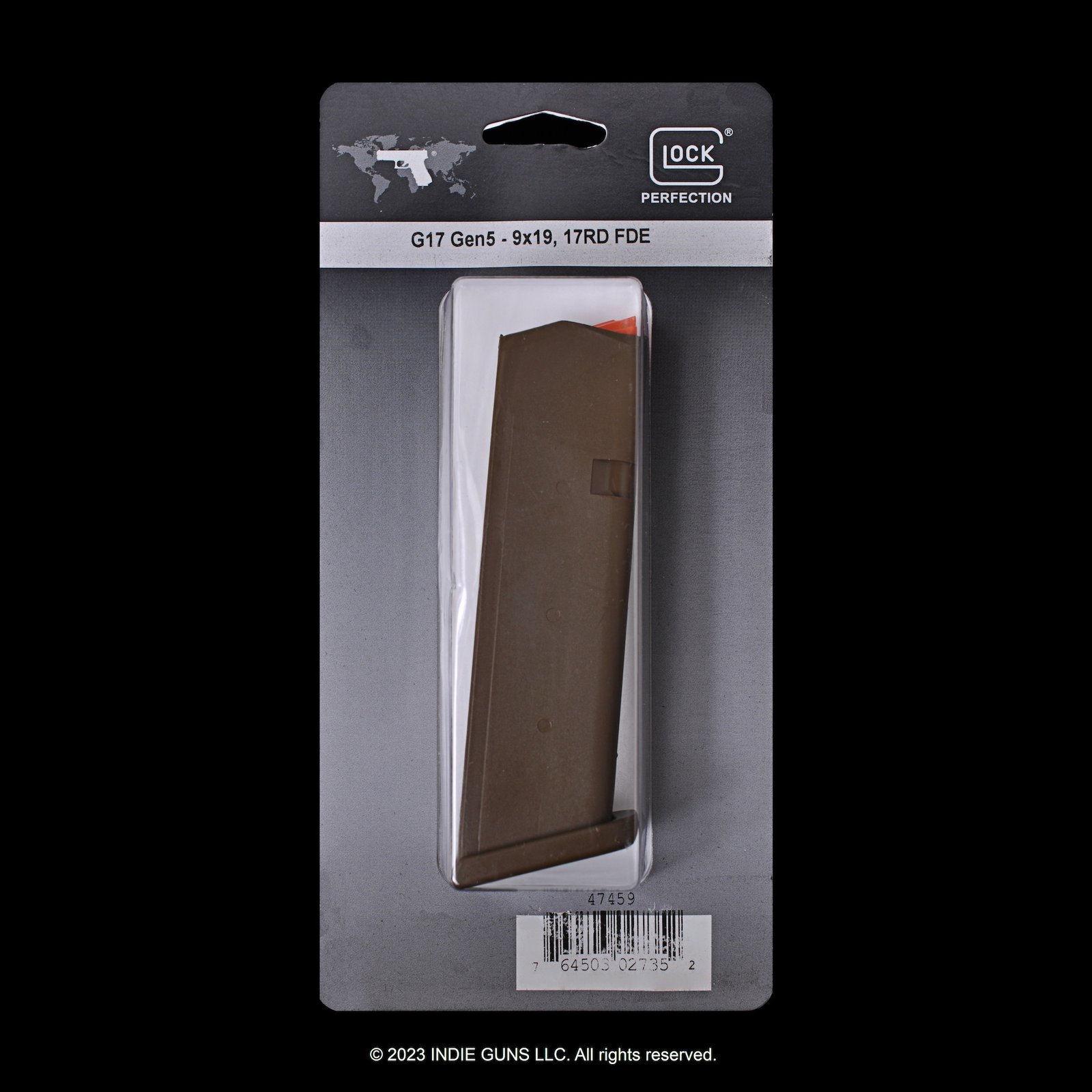 G17 Gen5 9mm 17rd Mag FDE