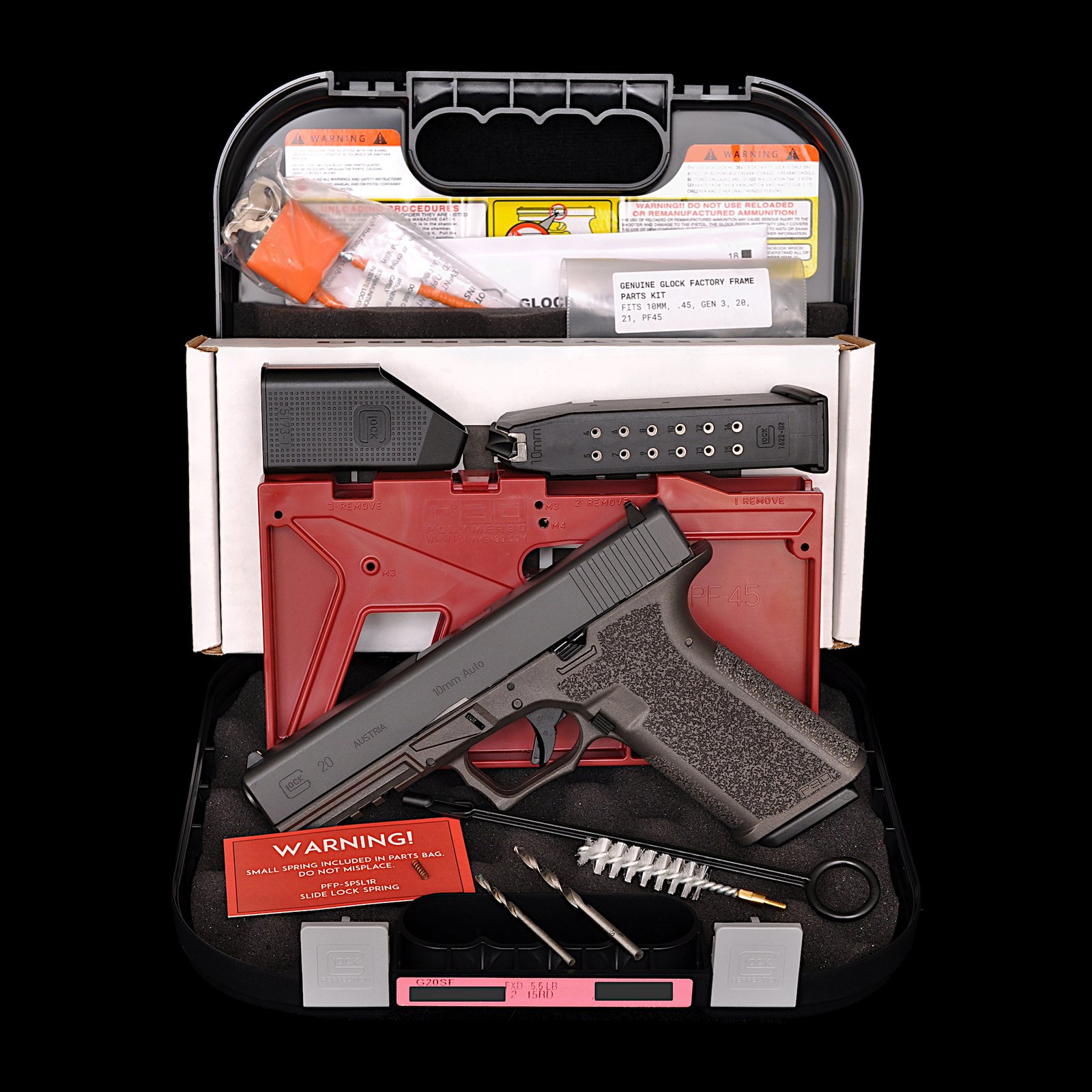 Genuine Glock Factory LSB Kit Black G20 Gen3 (3)