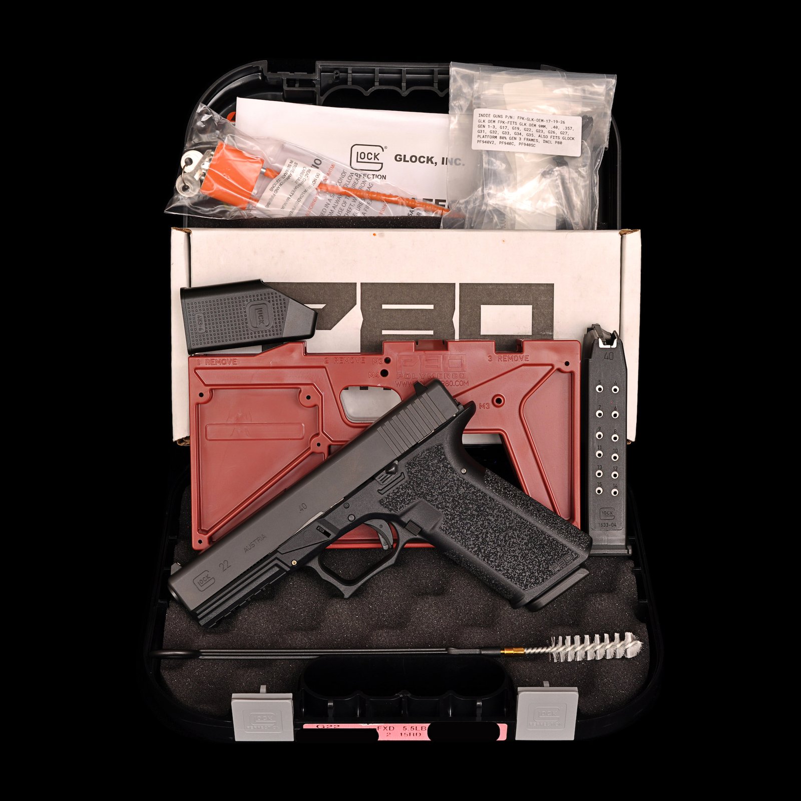 A Genuine Glock Factory LSB Kit Black G22 Gen3 (2)