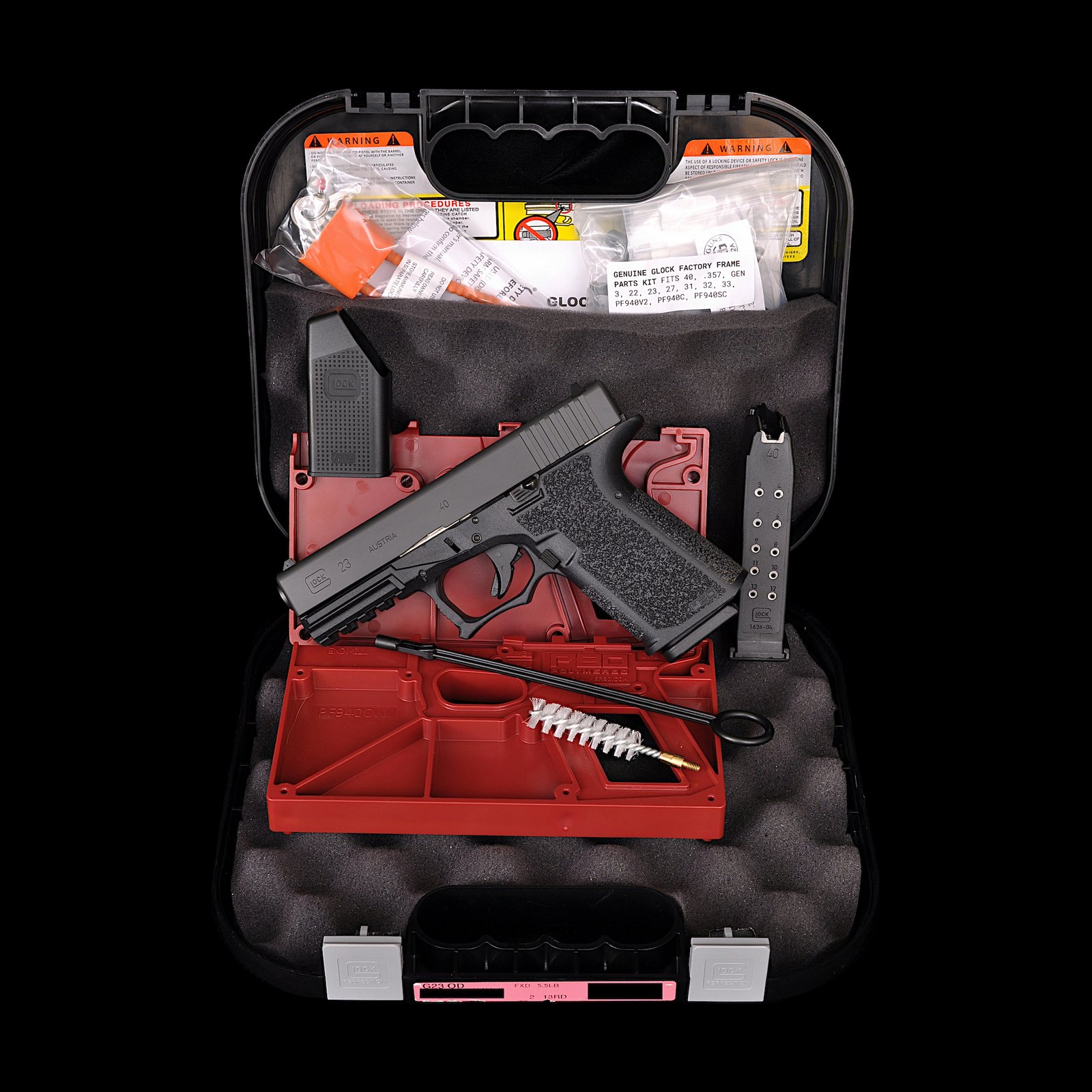 A Genuine Glock Factory LSB Kit Black G23 Gen3 (2)