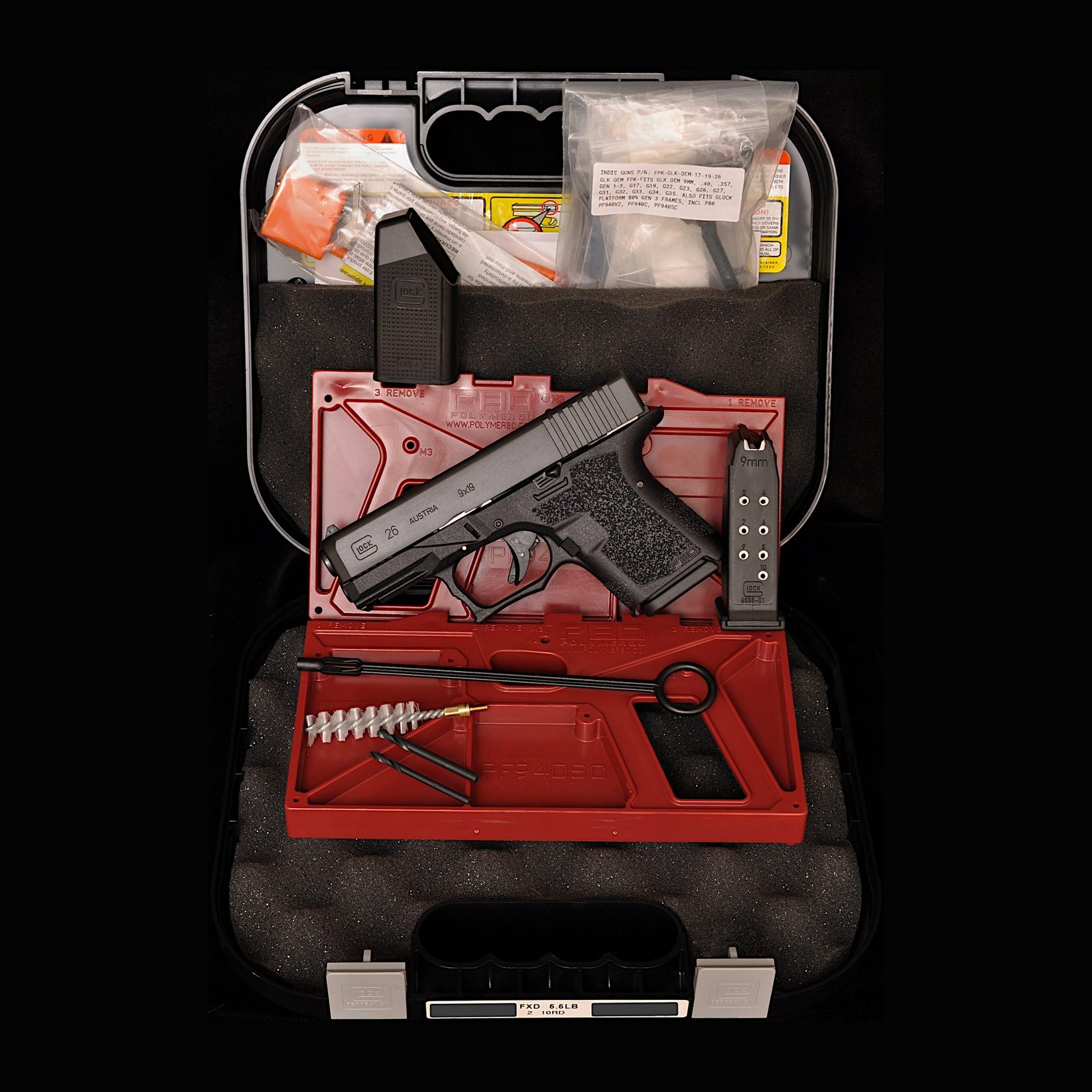 A Genuine Glock Factory LSB Kit Black G26 Gen3 (2)