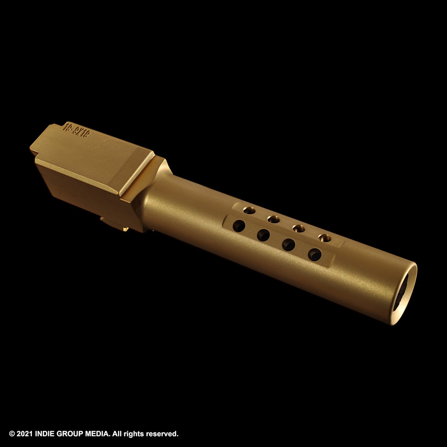 iG-19 TiN Ported Flush Cut Barrel