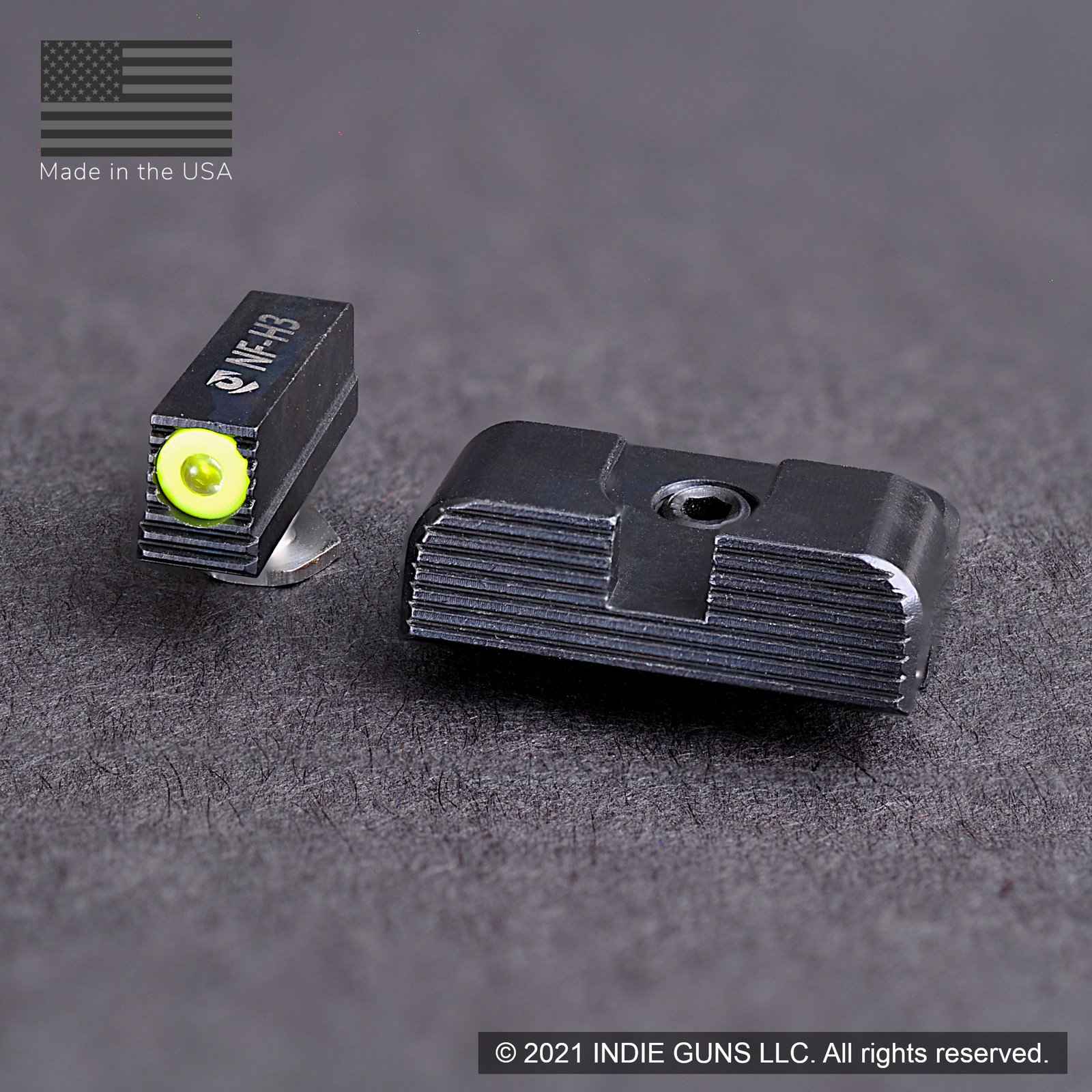 Lo Tritium Sights. Front & Rear 17, 19, 26 - 1