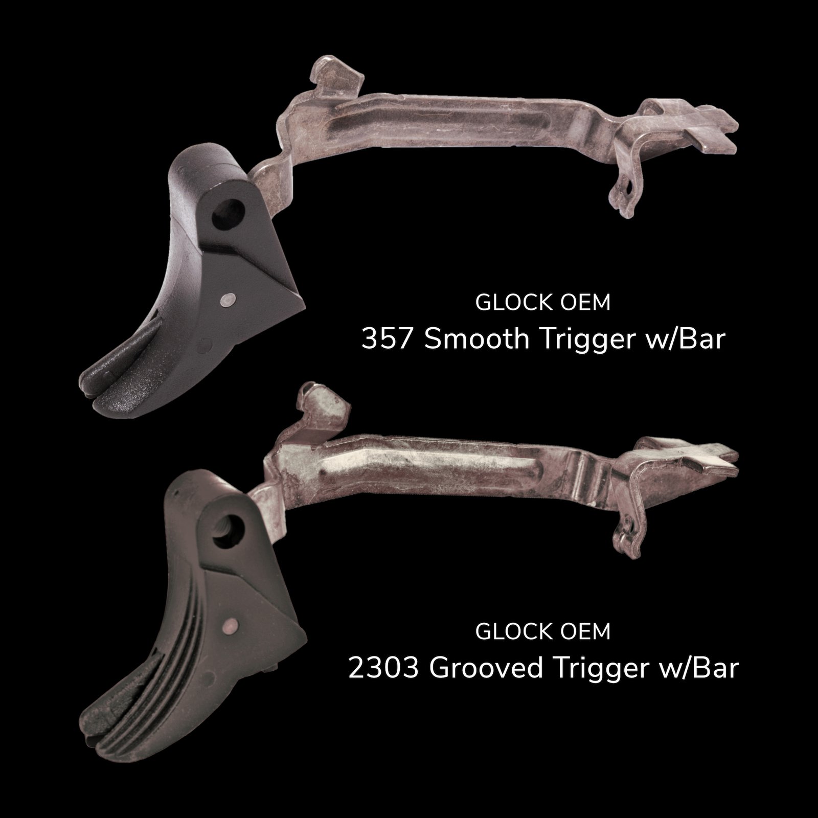 Glock OEM Triggers w/Bar Smooth & Grooved